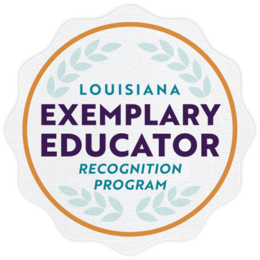 Exemplary Educator Recognition Program Branding Seal Logo Louisiana Exemplary Educator Recognition Program