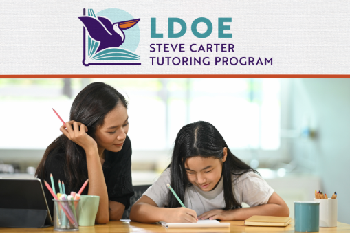 Steve Carter Tutoring Program Teacher working with student